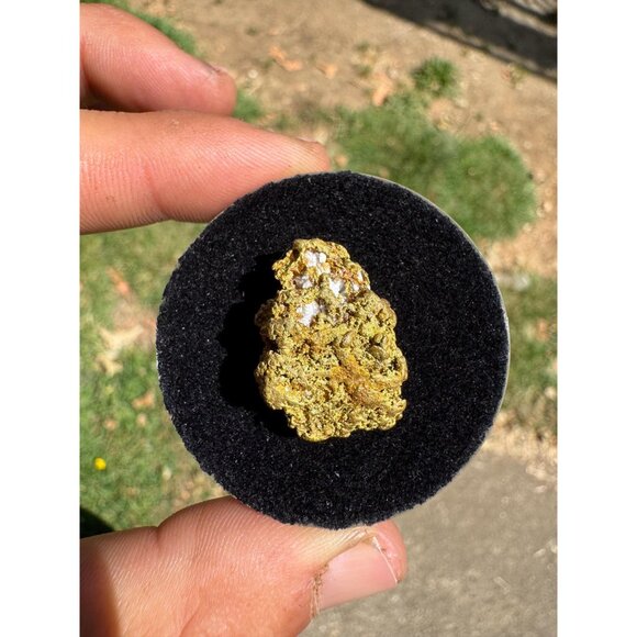 Gold Crystal Nugget Specimen - Grass Valley, Nevada County, California - 8.6g - Picture 5 of 7